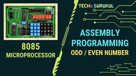 8085 program to check even or odd|Program to Check Given number is Even or Odd in 8085.